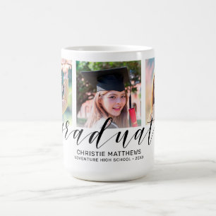 Caneca De Café Formando de Script Preto para Colagem de Fotos Mod