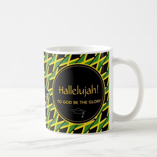 Caneca De Café Formando JAMAICA Personalizado HALLELUJAH Keepsasa (Direita)