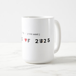 Caneca De Café Formando Orgulhoso 2025 Mug - Personalizado com No