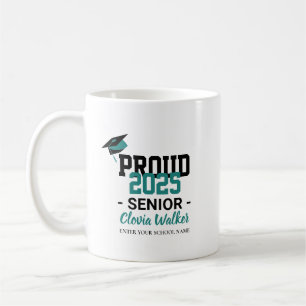 Caneca De Café Formando orgulhoso de escola personalizado