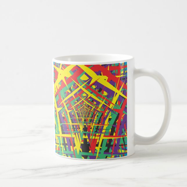 Caneca De Café formas abstrato (Direita)