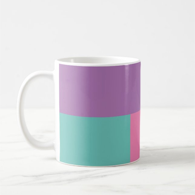Caneca De Café Formas coloridas (Esquerda)