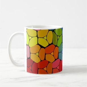 Caneca De Café Formas Coloridas Muito Legal Mug de Café