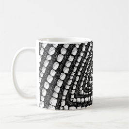 Caneca De Café Formas de Caneta e Tinta Detalhadas de Triângulo A