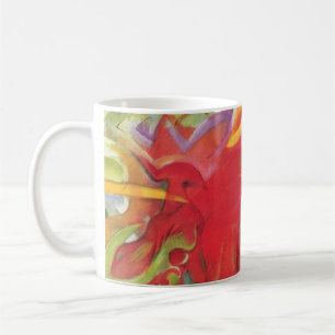 Caneca De Café Formas de Luta de Franz Marc, Arte Fino Antigo