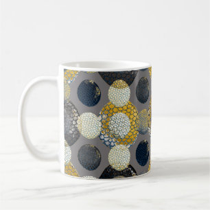 Caneca De Café Formas Geométricas de abstrato: Aquarela Colorida.
