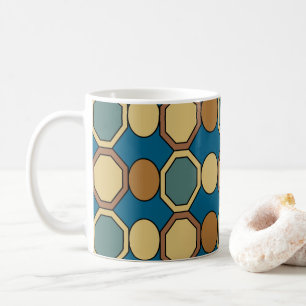 Caneca De Café Formas Geométricas Estilo Moderno de Meados do Séc