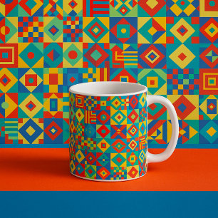 Caneca De Café Formas Mesmerizadas