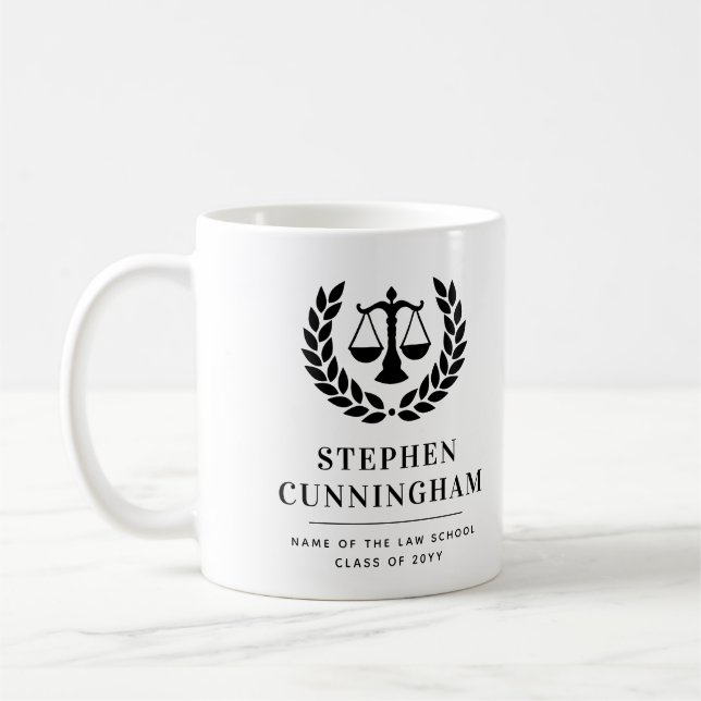 Caneca De Café Formatação Personalizada da Escola de Direito Mode (Esquerda)