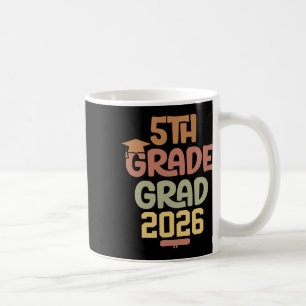 Caneca De Café Formatura da 5ª Série 2026 Graduado Escola Primári