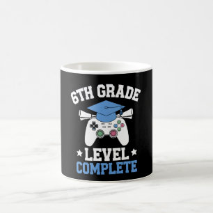 Caneca De Café Formatura de Jogos de Nível Completo do 6º Ano