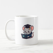 Formatura de Programador Rato Engraçado Kawaii