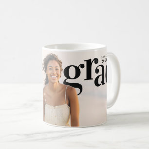 Caneca De Café Formatura Grad PhotoPop Editorial Suave