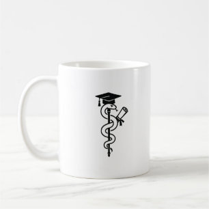 Caneca De Café Formatura Médica Cobra Engraçada
