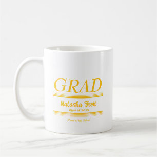 Caneca De Café Formatura Personalizada de Pós-Graduação Moderna