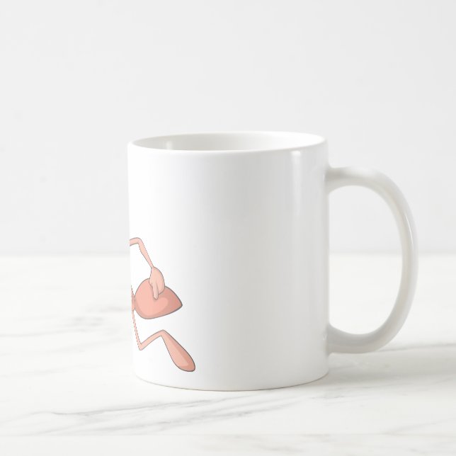 Caneca De Café Formiga Running (Direita)