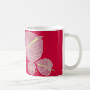 Caneca De Café formigueiro rosa apaixonado