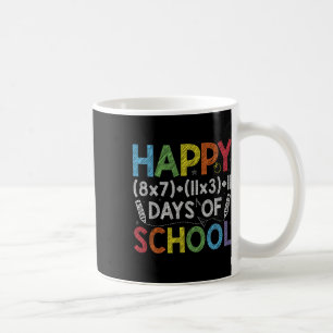 Caneca De Café Fórmula Matemática 100 Dias De Escola Professor De