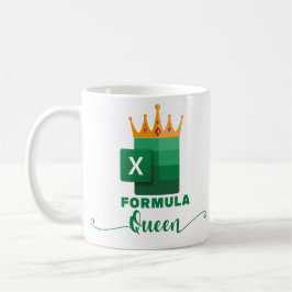 Caneca De Café FÓRMULA rainha Engraçada Dúvida do Contador