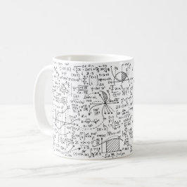 Caneca De Café Fórmulas de Matemática