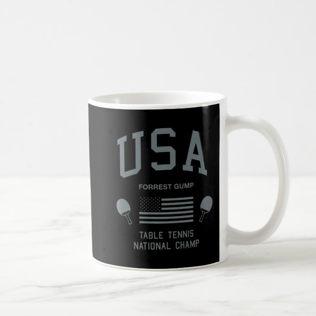 Caneca De Café Forrest Gump USA Mesa National Tênis (Direita)