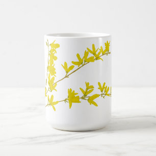 Caneca De Café Forsythia do primavera