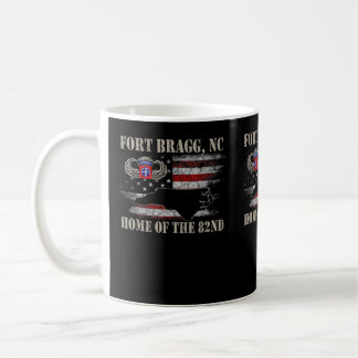 Caneca De Café Fort Bragg NC Home Da 82ª Camisa De Transporte Aér