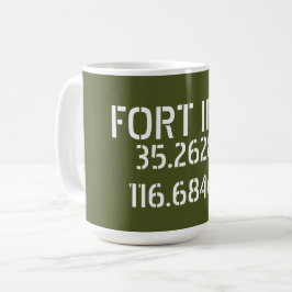 Caneca De Café Fort Irwin Latitude Longitude