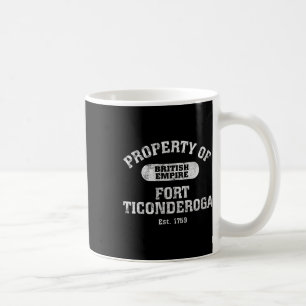 Caneca De Café Fort Ticonpeta Carillon Lake Champlain Grã-Bretanh