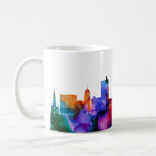 Caneca De Café Fort Wayne Skyline