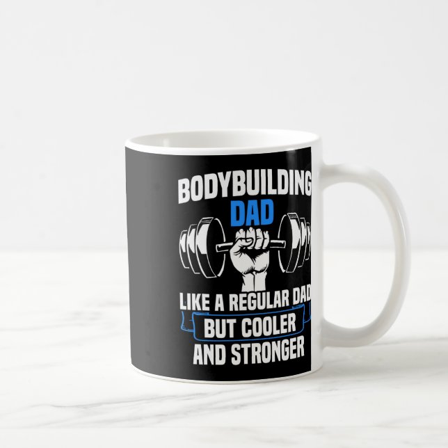 Caneca De Café Fortalecimento do ginásio Funny Bodybuilding Pai (Direita)