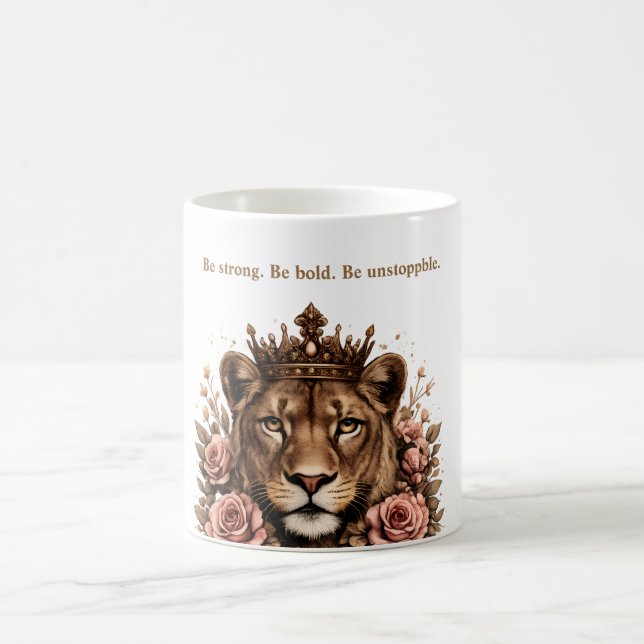 Caneca De Café Fortalecimento do Leão Coroado (Centro)