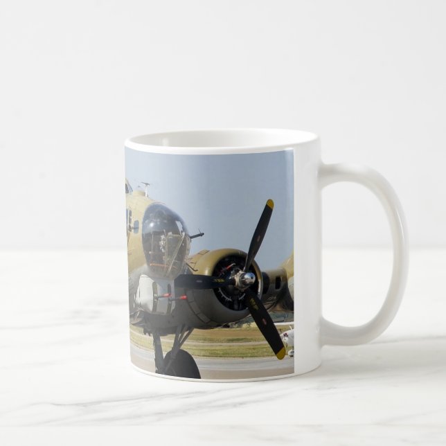 Caneca De Café Fortaleza do vôo B-17 (Direita)