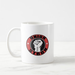 Caneca De Café Forte Dia do Trabalho da Bandeira Americana