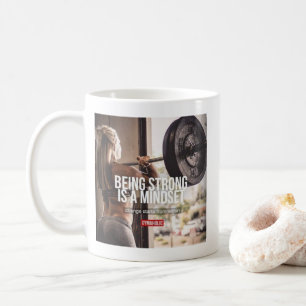 Caneca De Café Forte Mindset - Inspiração Malhação feminina