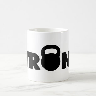 Caneca De Café FORTE - Motivação do Kettlebell Workout