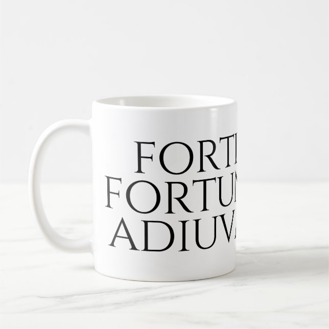 Caneca De Café Fortis Fortuna Adiuvat (Esquerda)