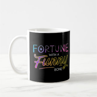 Caneca De Café "Fortuna com um Osso Engraçado." Clássica