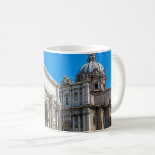Caneca De Café Fórum Romano arruina em Roma, Itália