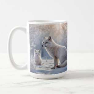 Caneca De Café "Fosco Bonds: A Raposa Ártica e seu Cubo"