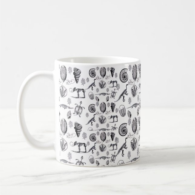 Caneca De Café Fósseis (Esquerda)