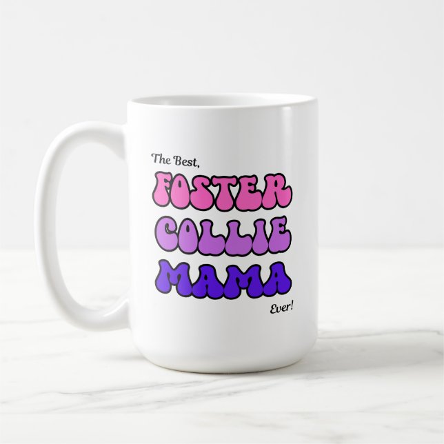 Caneca De Café Foster collie mama mug (Esquerda)