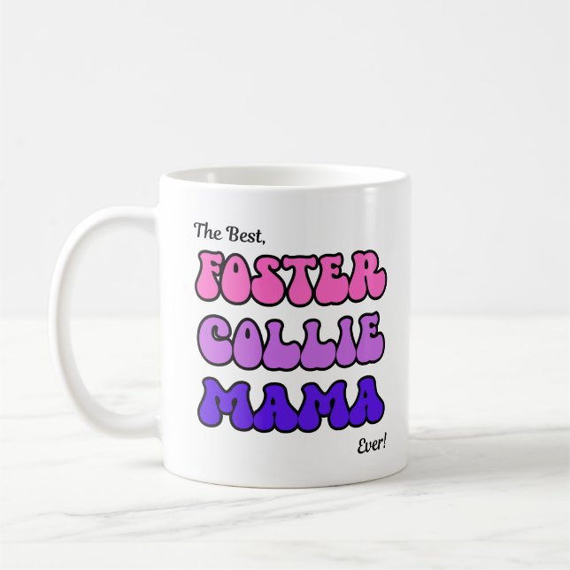 Caneca De Café Foster collie mama mug (Esquerda)