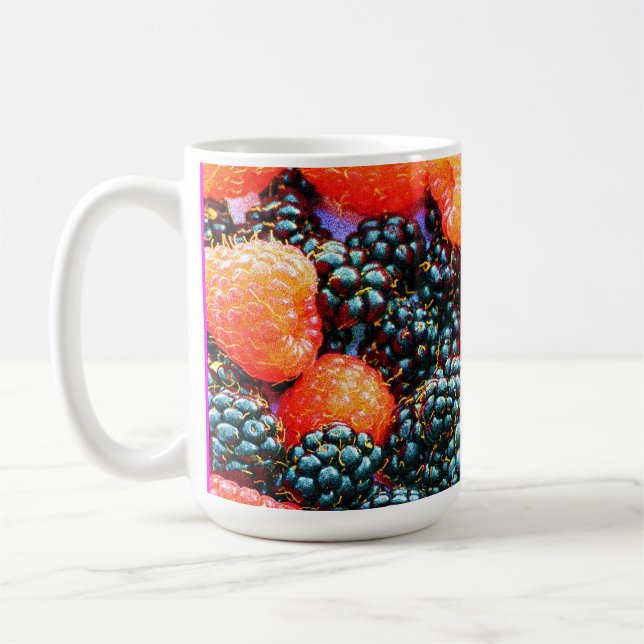 Caneca De Café Foto "A Mistura de Berries". Compre agora (Esquerda)