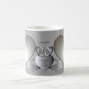 Caneca De Café Foto: Aniversário de Casamento    Claddaugh Coffe