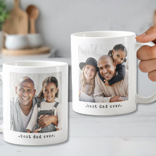Caneca De Café Foto Completa Minimalista Melhor Pai de Todos os T
