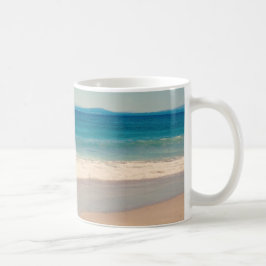 Caneca De Café Foto da cena da praia de Aqua