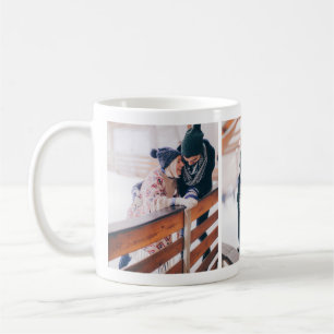 Caneca De Café Foto da Colagem de Natal de Férias Doce e Adoráv