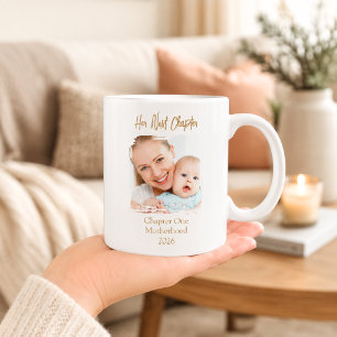 Caneca De Café Foto da Mãe do Seu Próximo Capítulo