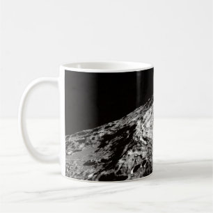 CANECA DE CAFÉ FOTO DA SUPERFÍCIE DA LUA